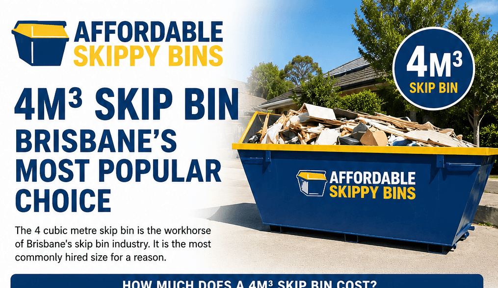 4m skip bin hire Brisbane